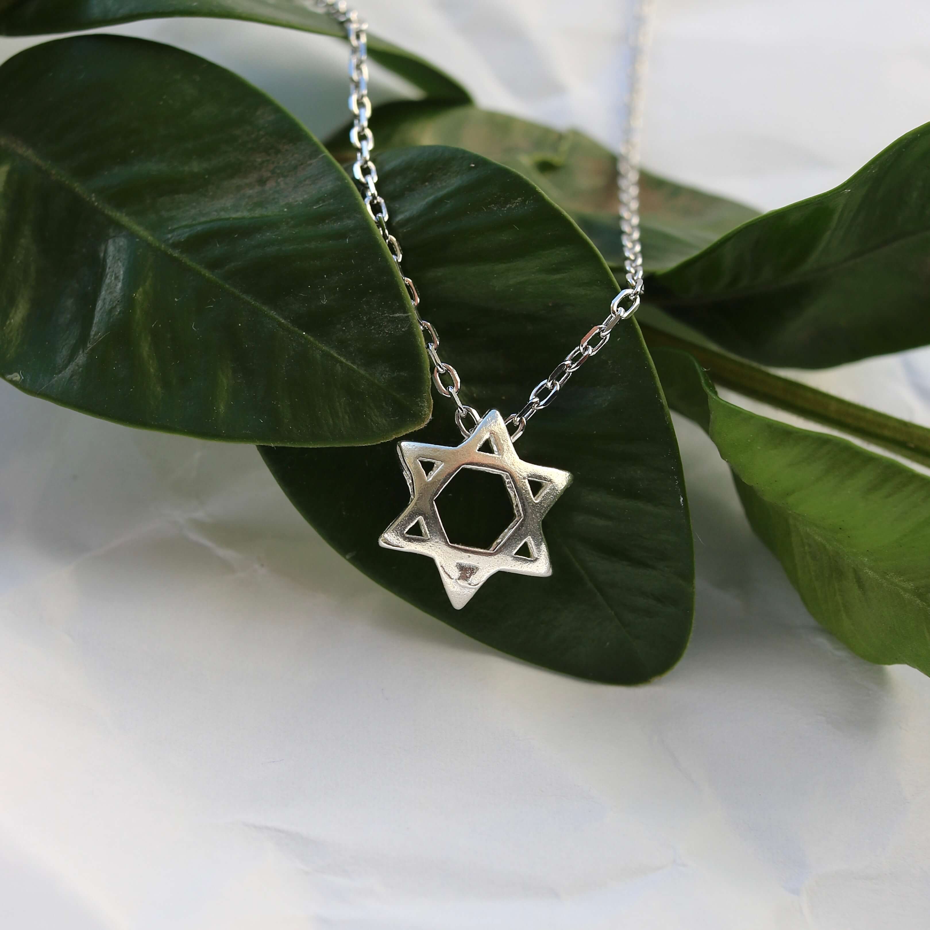 Срібна підвіска David's Star. Артикул: NSJSNNG100020